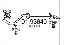 Zadní tlumič výfuku MTS 01.93640