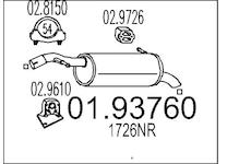 Zadní tlumič výfuku MTS 01.93760