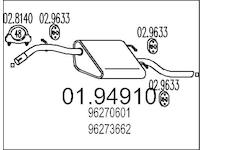 Zadni tlumic vyfuku MTS 01.94910