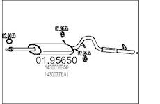 Zadní tlumič výfuku MTS 01.95650
