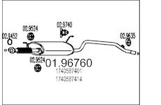 Zadní tlumič výfuku MTS 01.96760