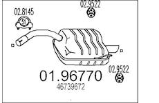 Zadní tlumič výfuku MTS 01.96770