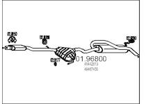 Zadní tlumič výfuku MTS 01.96800