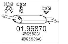 Zadní tlumič výfuku MTS 01.96870