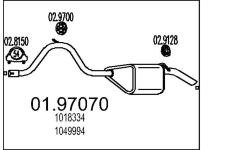 Zadni tlumic vyfuku MTS 01.97070