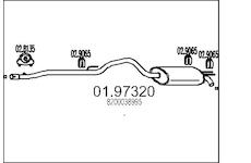 Zadní tlumič výfuku MTS 01.97320
