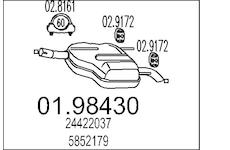Zadni tlumic vyfuku MTS 01.98430