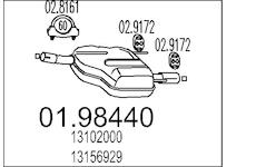 Zadni tlumic vyfuku MTS 01.98440