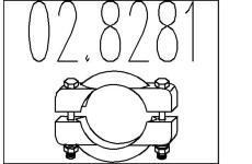 Spojovací trubky, výfukový systém MTS 02.8281
