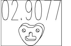 Zarážka, tlumič výfuku MTS 02.9077