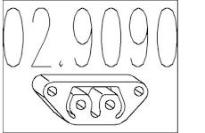 Zarážka, tlumič výfuku MTS 02.9090