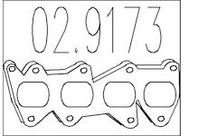 Těsnění, výfuková trubka MTS 02.9173