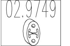 Zarazka, tlumic vyfuku MTS 02.9749