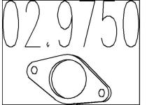 Těsnění, výfuková trubka MTS 02.9750