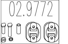Zarážka, tlumič výfuku MTS 02.9772