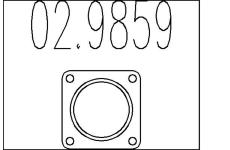 Těsnění, výfuková trubka MTS 02.9859