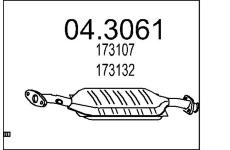 Katalyzátor MTS 04.3061