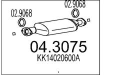 Katalyzátor MTS 04.3075