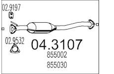 Katalyzátor MTS 04.3107