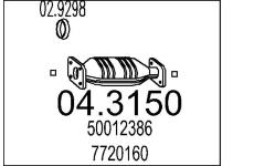 Katalyzátor MTS 04.3150