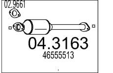 Katalyzátor MTS 04.3163