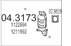 Katalyzátor MTS 04.3173