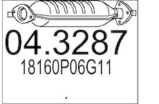 Katalyzátor MTS 04.3287
