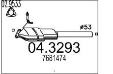Katalyzátor MTS 04.3293