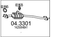 Katalyzátor MTS 04.3301