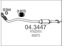 Katalyzátor MTS 04.3447