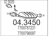 Katalyzátor MTS 04.3450
