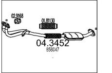 Katalyzátor MTS 04.3452
