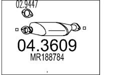 Katalyzátor MTS 04.3609