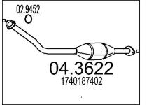 Katalyzátor MTS 04.3622
