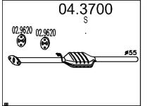 Katalyzátor MTS 04.3700