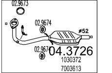 Katalyzátor MTS 04.3726