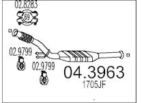 Katalyzátor MTS 04.3963
