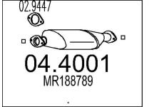 Katalyzátor MTS 04.4001