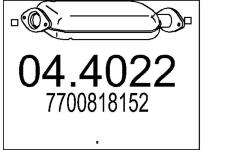 Katalyzátor MTS 04.4022