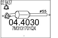 Katalyzátor MTS 04.4030