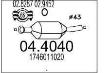 Katalyzátor MTS 04.4040