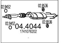 Katalyzátor MTS 04.4044