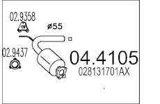 Katalyzátor MTS 04.4105