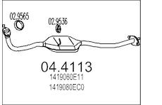 Katalyzátor MTS 04.4113