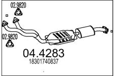 Katalyzátor MTS 04.4283