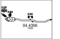 Katalyzátor MTS 04.4356