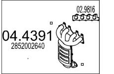 Katalyzátor MTS 04.4391