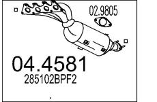 Katalyzátor MTS 04.4581