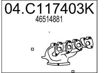 Výfuková trubka MTS 04.C117403K
