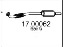 Filtr pevnych castic, vyfukovy system MTS 17.00062